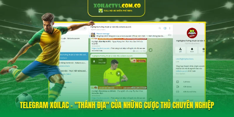 Telegram Xoilac – "Thánh địa" của những cược thủ chuyên nghiệp Telegram Xoilac – "Thánh địa" của những cược thủ chuyên nghiệp