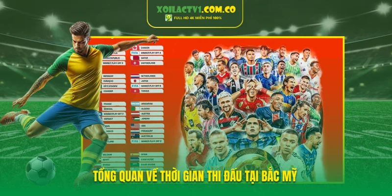 Tổng quan về thời gian thi đấu tại Bắc Mỹ